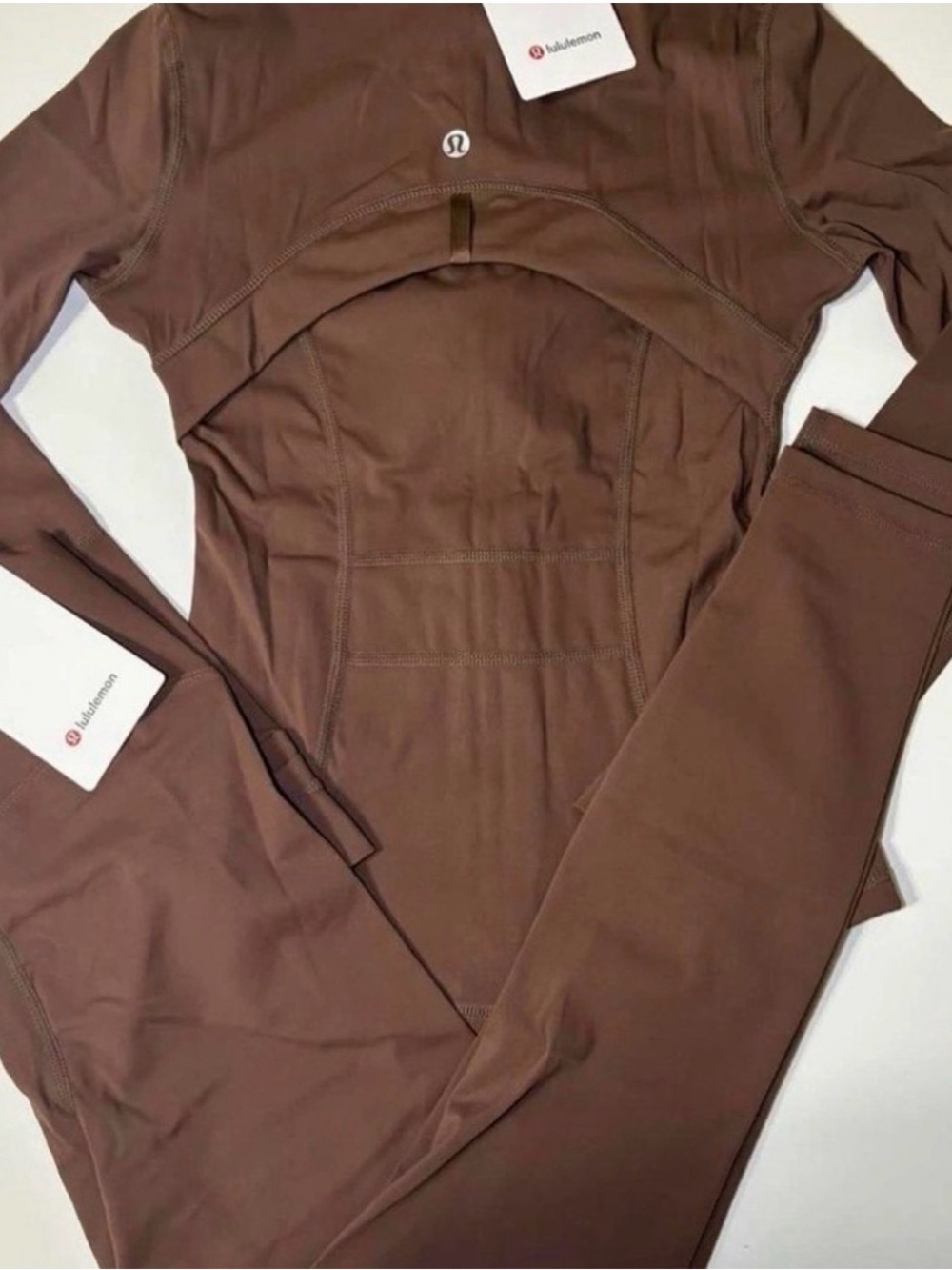 lululemon athletica Women's Brown Full-Zip Jacket - Picture 2 of 2